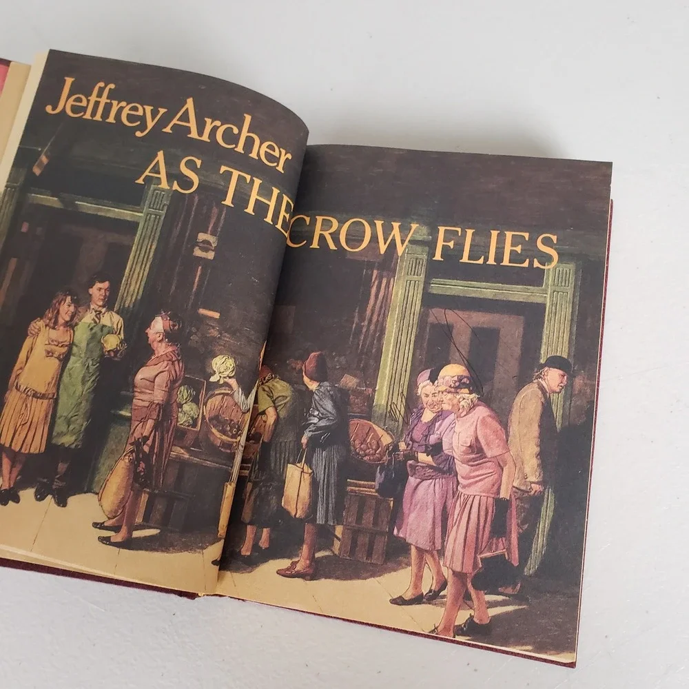 Readers Digest Condensed Books Vol 4 1991 As The Crow Flies Hardcover Burgundy